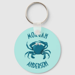 Llavero Blue Crab Beach Theme Keychain Key Chain Gift