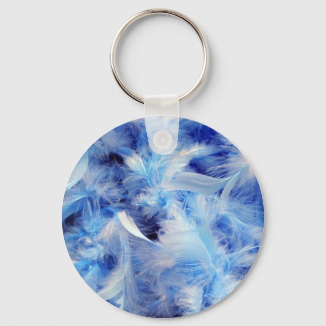 Llavero Blue Feathers Key Chain (Anverso)