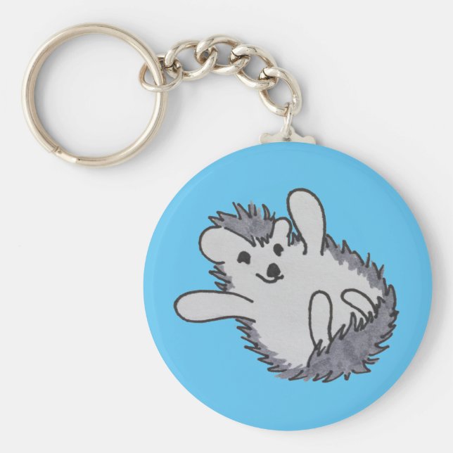 Llavero Blue Happy Hedgehog (Frente)