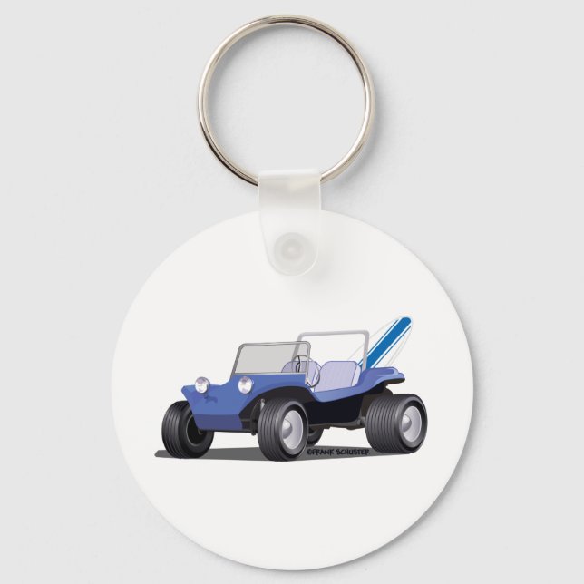 Llavero Blue Manx Side (Anverso)