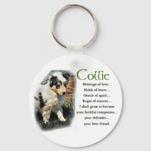 Llavero Blue Merle Rough Collie Gifts