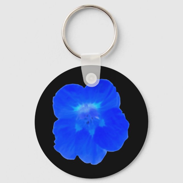 Llavero Blue Nasturtium Keychain (Anverso)