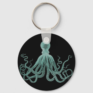 Llavero Blue Octopus Keychain