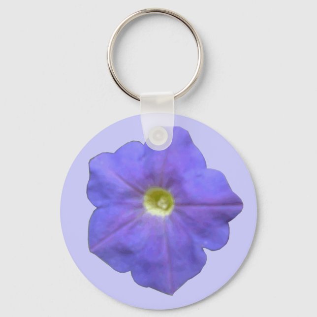 Llavero Blue Petunia Keychain (Anverso)