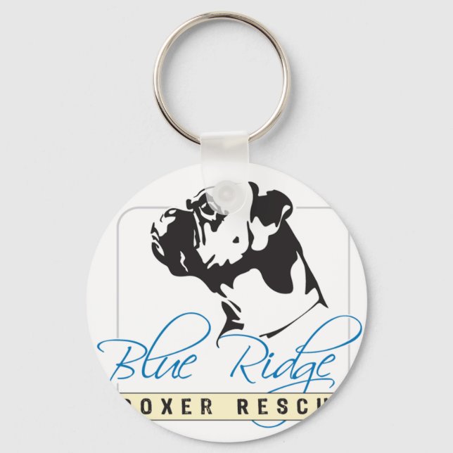 Llavero Blue Ridge Boxer Rescue (Anverso)