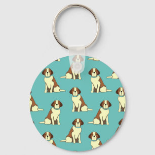 Llavero Blue St. Bernard Lover