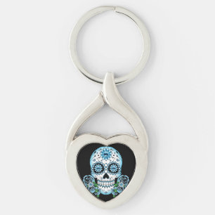 Llavero Blue Sugar Skull