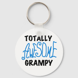 Llavero Blue Totalmente Awesome Grampy Tshirts y regalos
