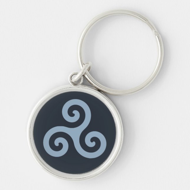 Llavero Blue Triskelion (Frente)
