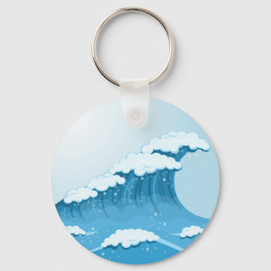 Llavero Blue Wave Surf and Ocean