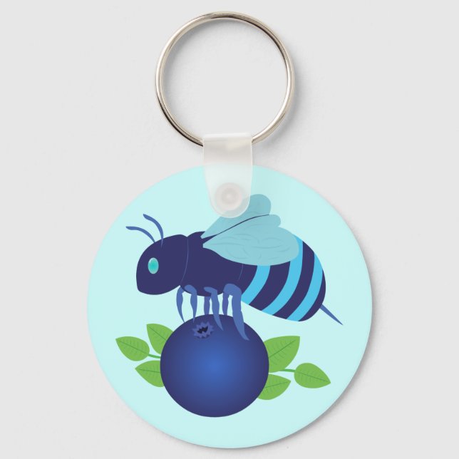 Llavero Blueberry Bee (Anverso)