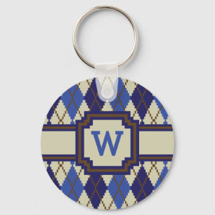 Llavero Blueberry Scone Argyle Keychain