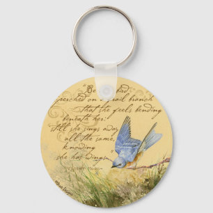 Llavero Bluebird en Branch y Victor Hugo cita