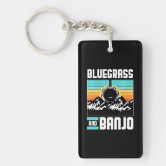 Llavero Bluegrass Y Banjo
