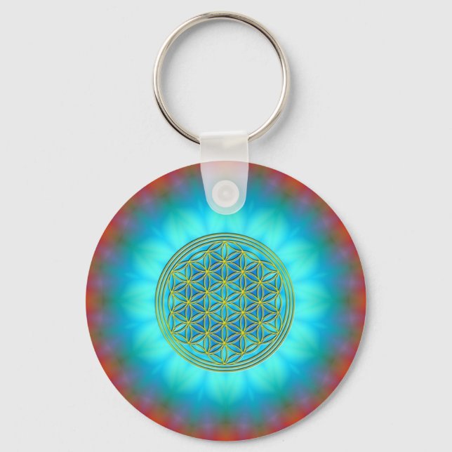 Llavero Blume des Lebens Motiv 11 (Anverso)