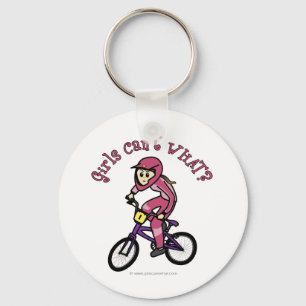 Llavero BMX Chicas rosa claro