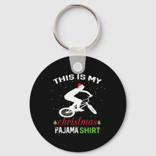 Llavero Bmx Rider Xmas Regalo Tee Familia Coincidiendo Paj
