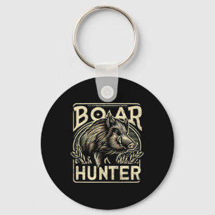 Llavero Boar salvaje Guay Retro Hog Hung Mens Vintage