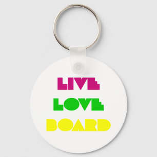 Llavero BoardChick Live Love Board