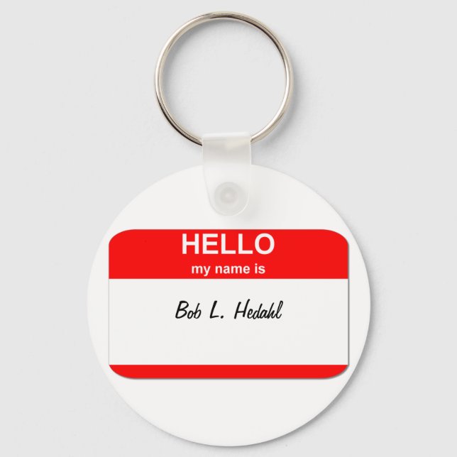 Llavero Bob L. Hedahl (muñeca bobble-head (Anverso)