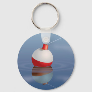 Llavero Bobber De Pesca En Agua