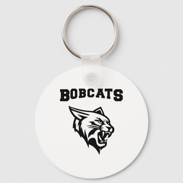 Llavero Bobcats Sports con Pegatina de mascota (Anverso)