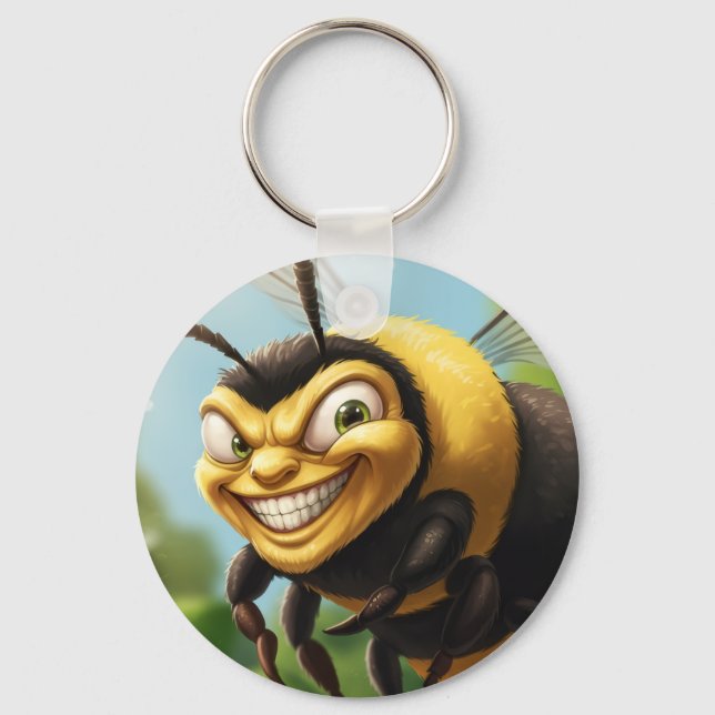 Llavero Bob's Bees Sleutelhanger Evil Smile Bee (Anverso)