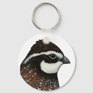 Llavero Bobwhite Quail Head