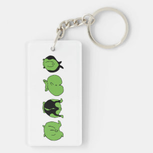 Llavero Bocas de Hamster Verde