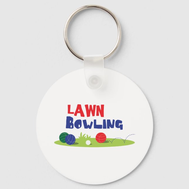 Llavero Bocce Ball Lawn Bowling (Anverso)