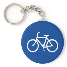 Boceto de bicicleta azul profundo y blanco