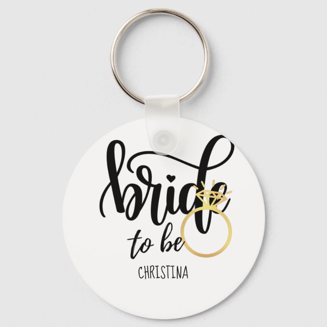 Llavero Boda Bachelorette Bridal Shower (Anverso)