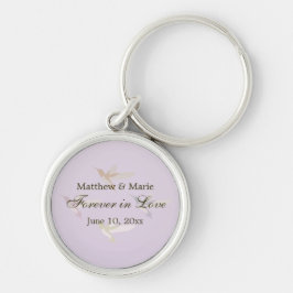 Llavero Boda de colibríes encantadores para siempre enamor