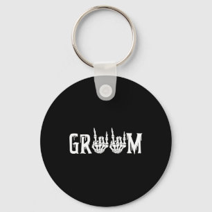 Llavero Boda de Halloween Novia Groom Skeleton hasta la mu