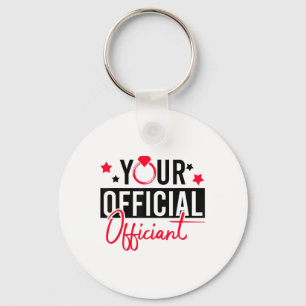 Llavero Boda de la pareja de novias de Groom, funcionario 