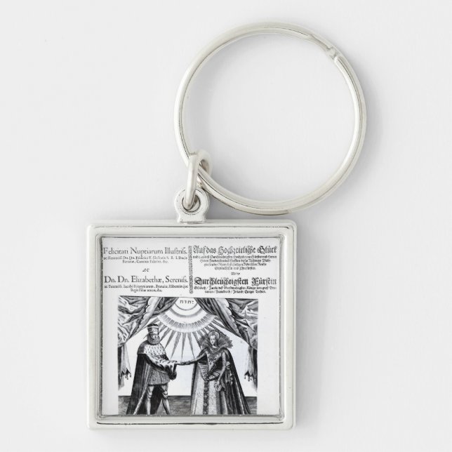 Llavero Boda de princesa Elizabeth (Frente)