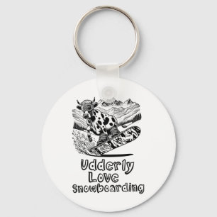 Llavero Boda De Snowboard Rompiendo Las Pistas - Snowboard