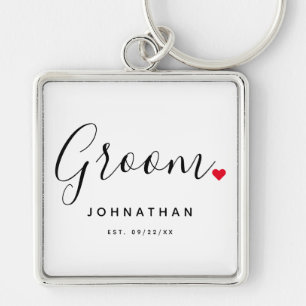 Llavero Boda elegante de Groom