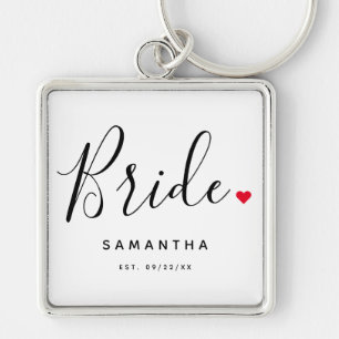 Llavero Boda elegante de novia