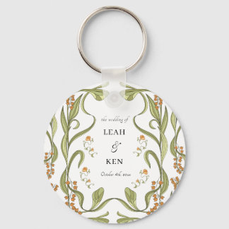 Llavero Boda floral de Nouveau