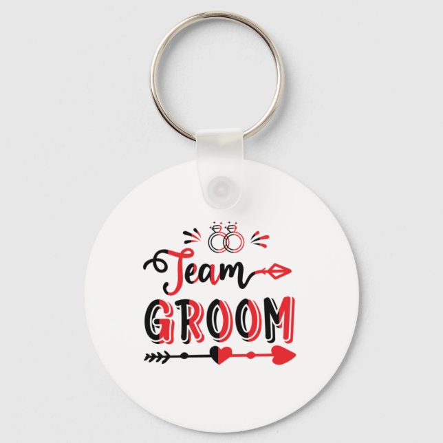 Llavero Boda Gift Team Groom (Anverso)