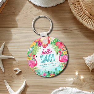 Llavero Boda "Hello Summer": Favor del partido de las novi