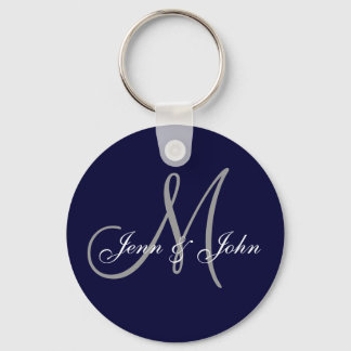 Llavero Boda Monograma Novia Groom Nombres Keychain de la 