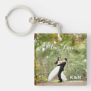 Llavero Boda monogramado Keychain