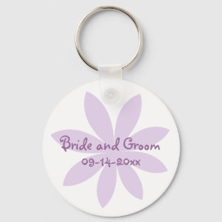 Llavero Boda Purple Daisy Flower
