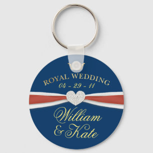 Llavero Boda real - regalos del recuerdo de Guillermo y de
