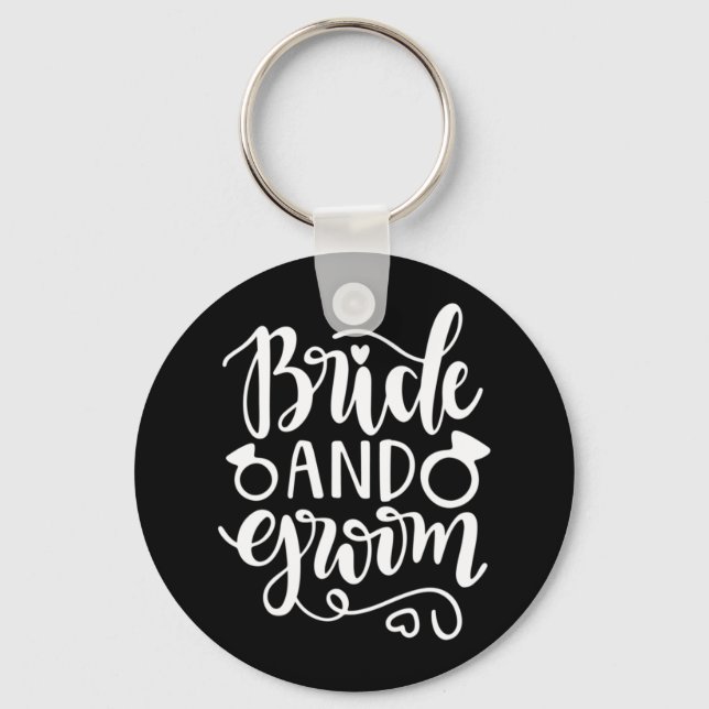 Llavero Boda Regalo Novia Y Groom (Anverso)