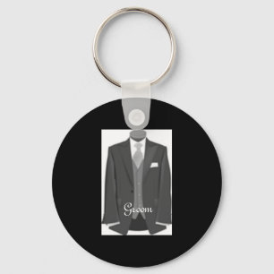 Llavero Boda Tuxedo Grooms Key Ring Groom Keychain