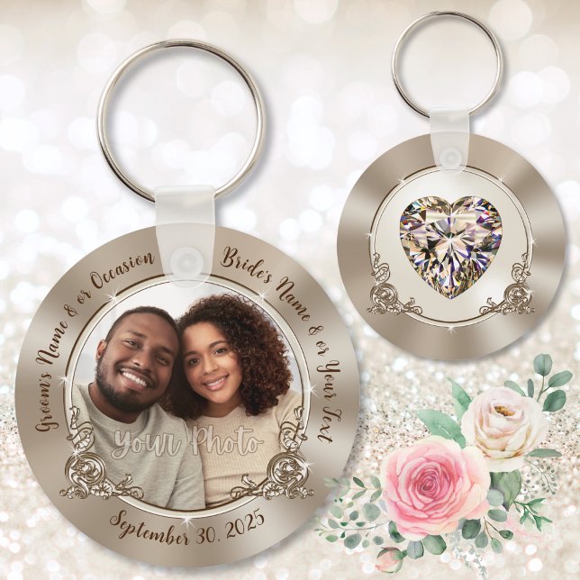 Llavero Bodas de fotos favoritas, cadenas de Bodas (Wedding Keychain Favors. Wedding photo keychains, that are, Personalized wedding keychain favors. )