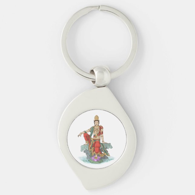 Llavero Bodhisattva de la cadena de claves Metalizado de l (Anverso)